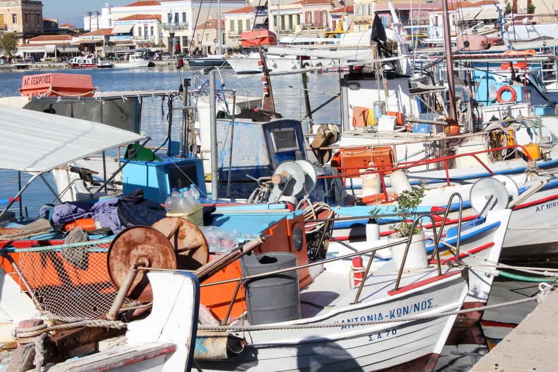 Aegina port rybacki