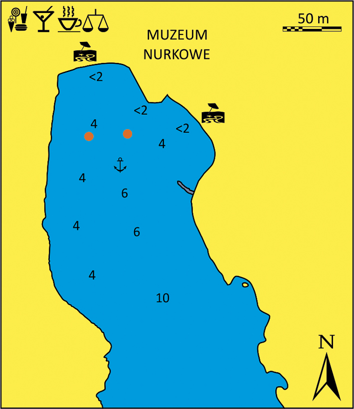 zatoka Vlihadia na wyspie Kalimnos mapa
