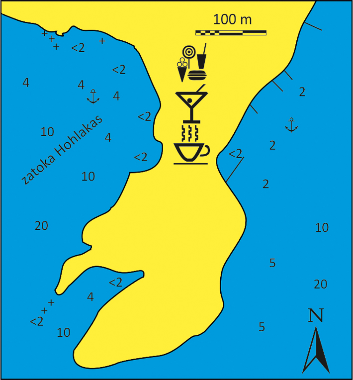 mapka wyspa Telendos