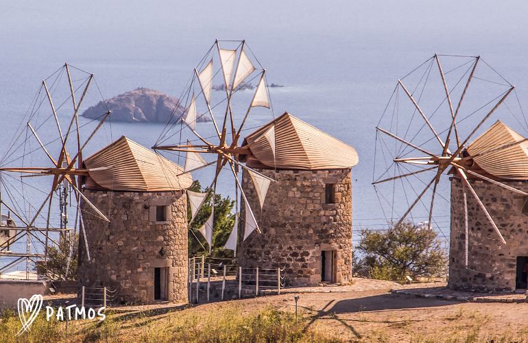 wiatraki na patmos