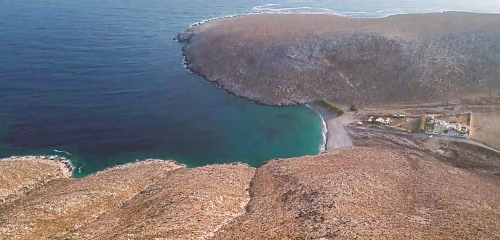 zatoka Kaminakia na wyspie Astipalaia