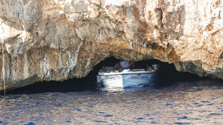 blue cave Kastellorizo