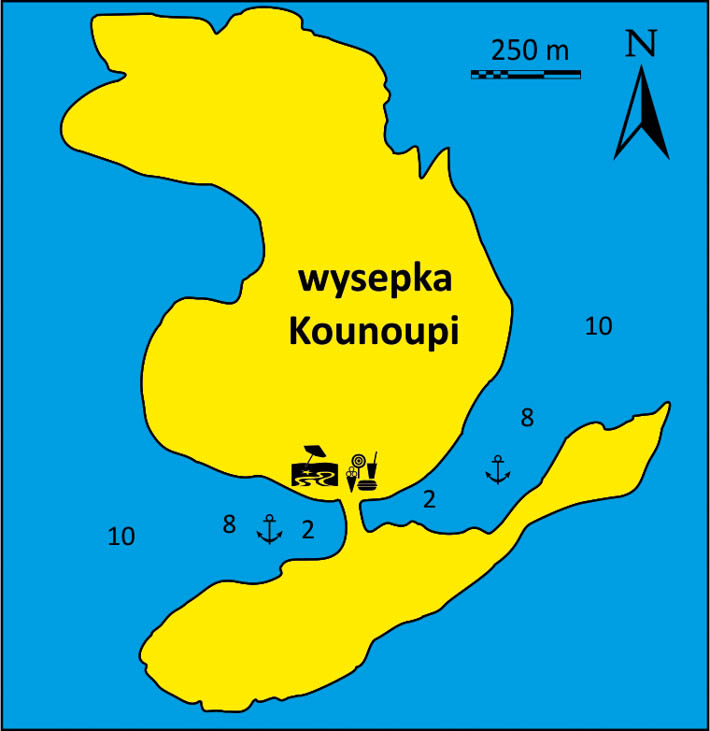 wysepka Kounoupi