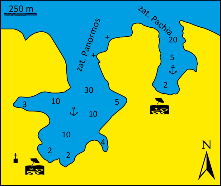 zatoki na wyspie Astipalaia