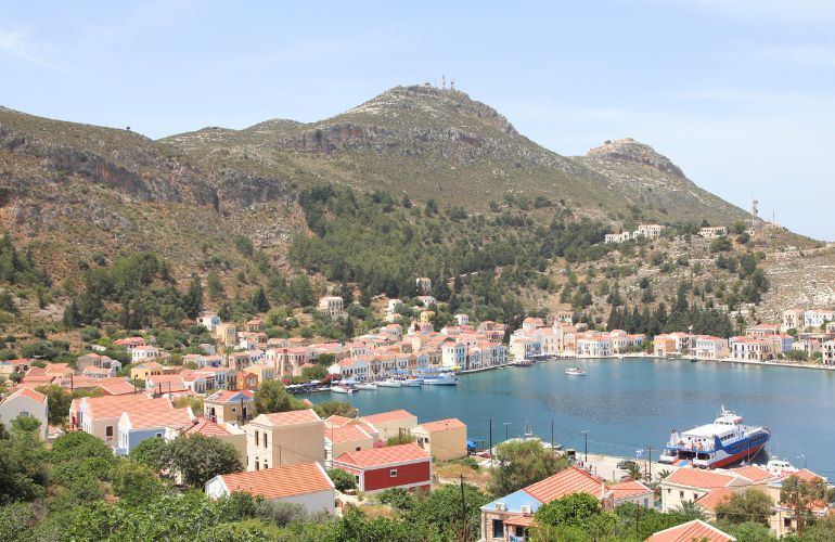 kastellorizo zatoka widok z góry